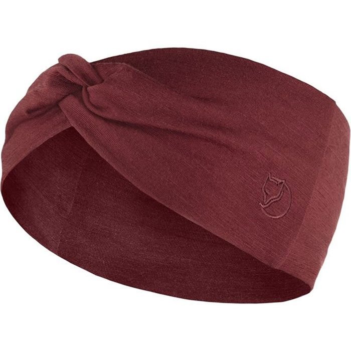 Fjällräven Abisko Wool Headband / pandebånd-pomegranate red